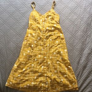 Sleeveless Linen-blend Summer Maternity Dress